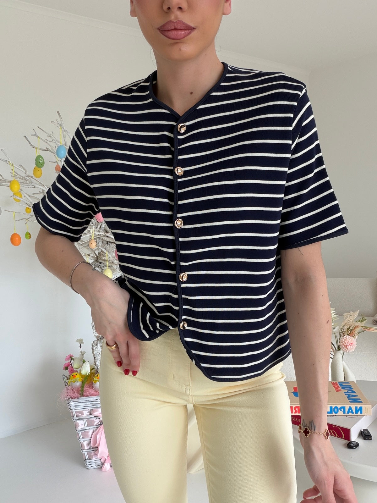 G67225-CARDIGAN YATCH NAVY