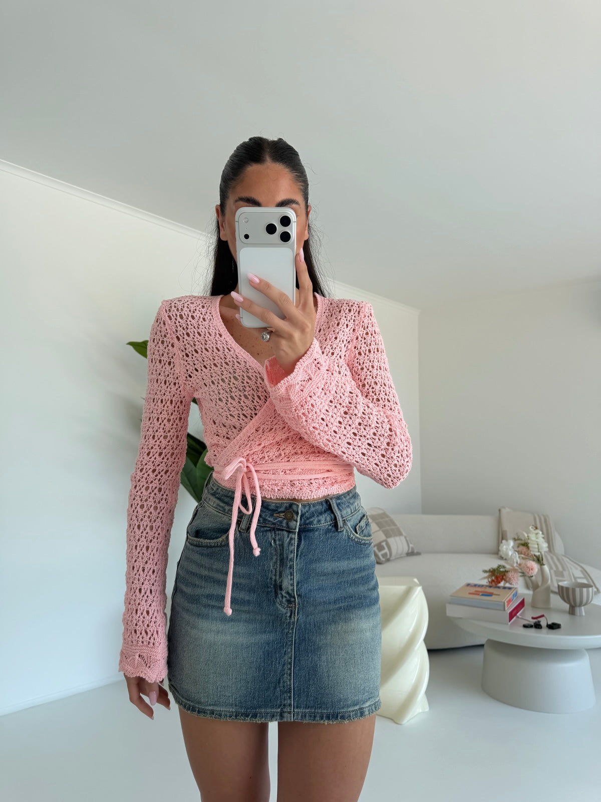 L1510-2-MINI GONNA DENIM