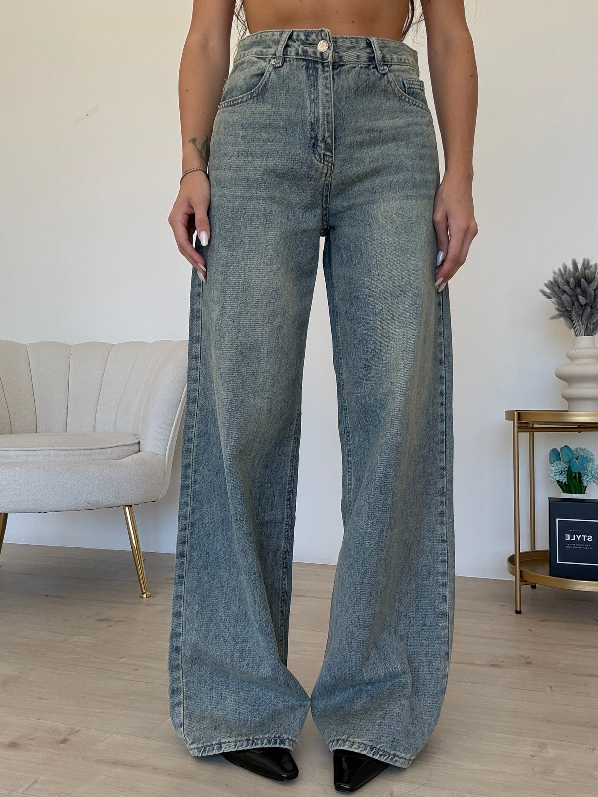 A3085-A1061-JEANS PALAZZO EXTRA