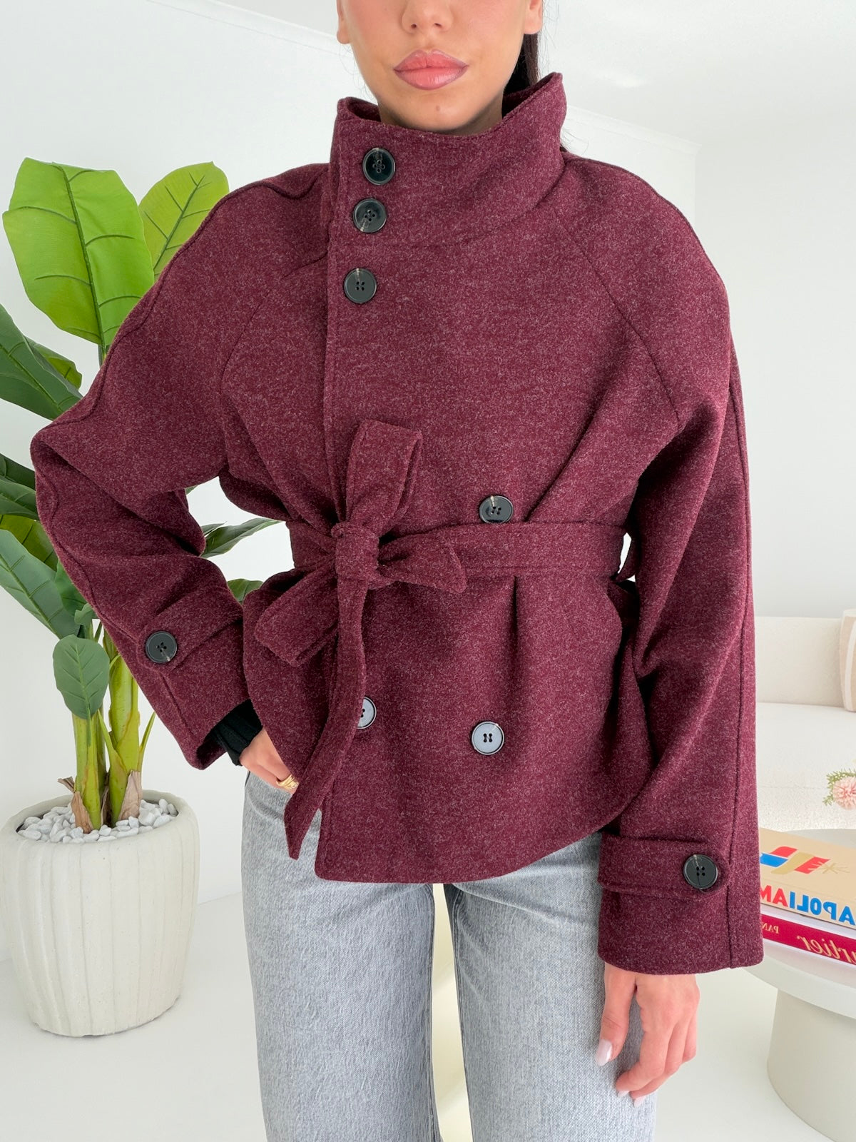 MINI TRENCH CLAUDIA WINE