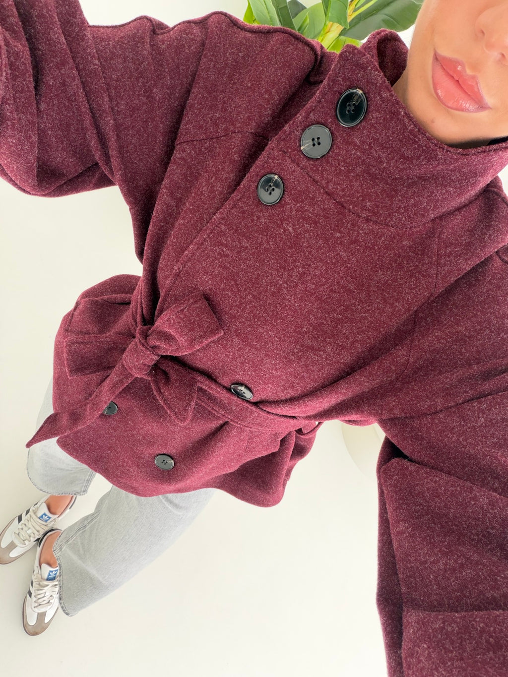 MINI TRENCH CLAUDIA WINE