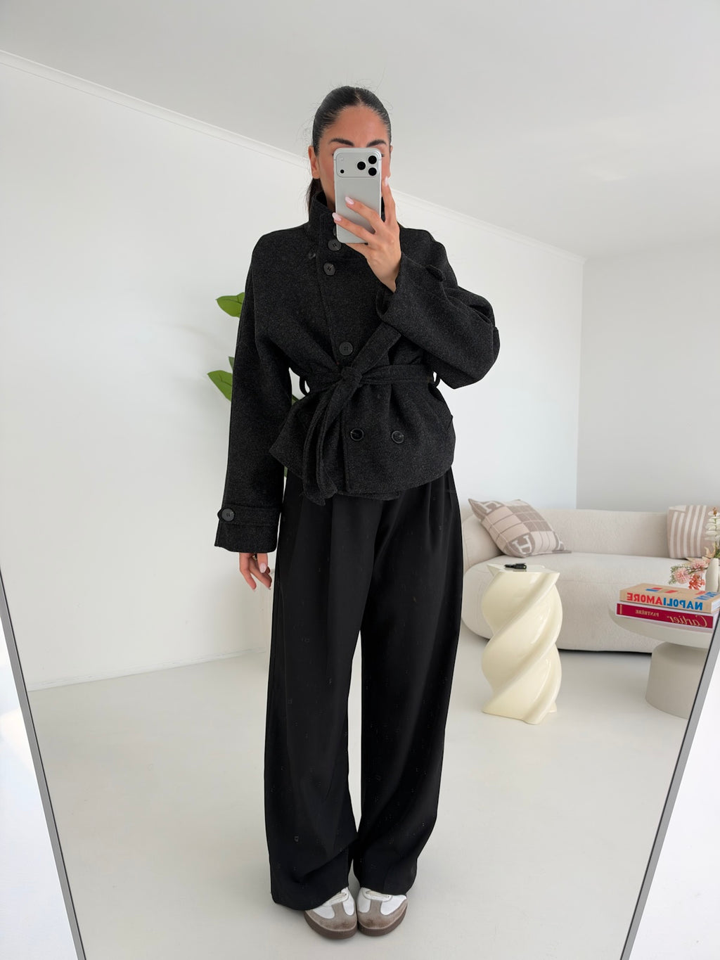 MINI TRENCH CLAUDIA NERO