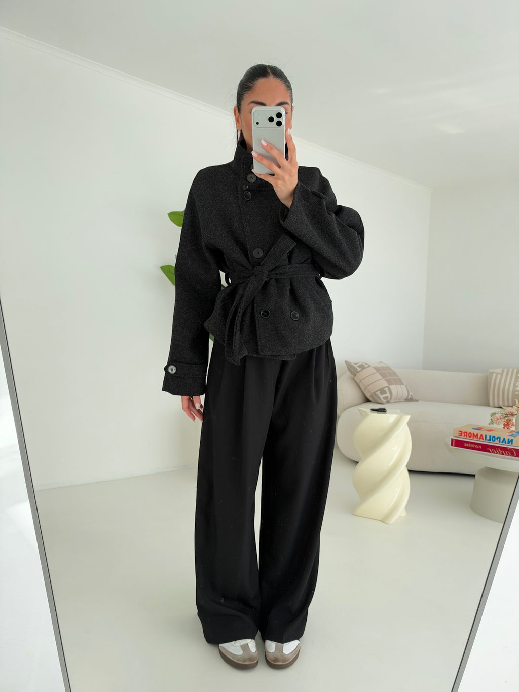 MINI TRENCH CLAUDIA NERO