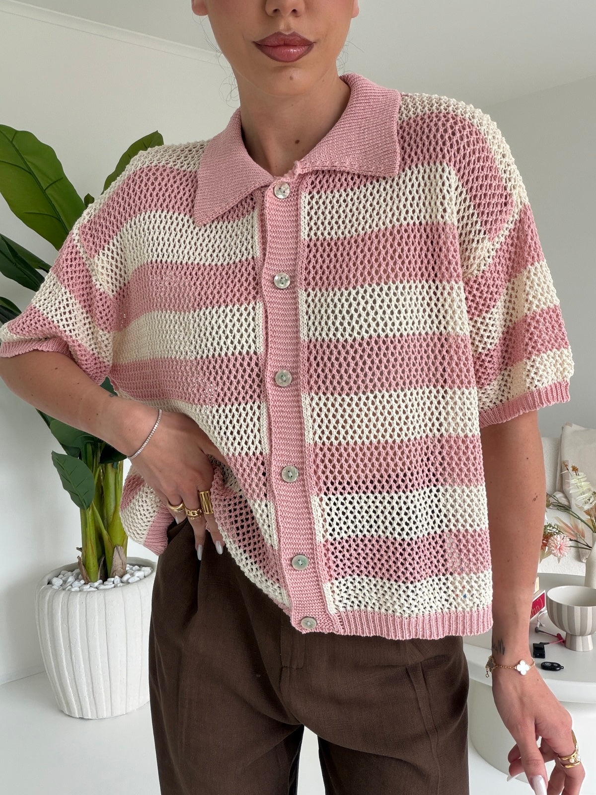 POLO STRIPES PINK