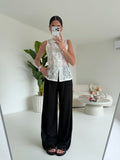 PANTALONE PALAZZO MUST NERO