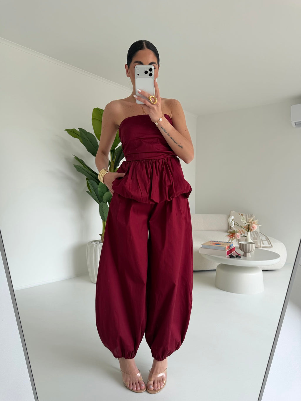 COORDINATO ANGELINA BORDEAUX