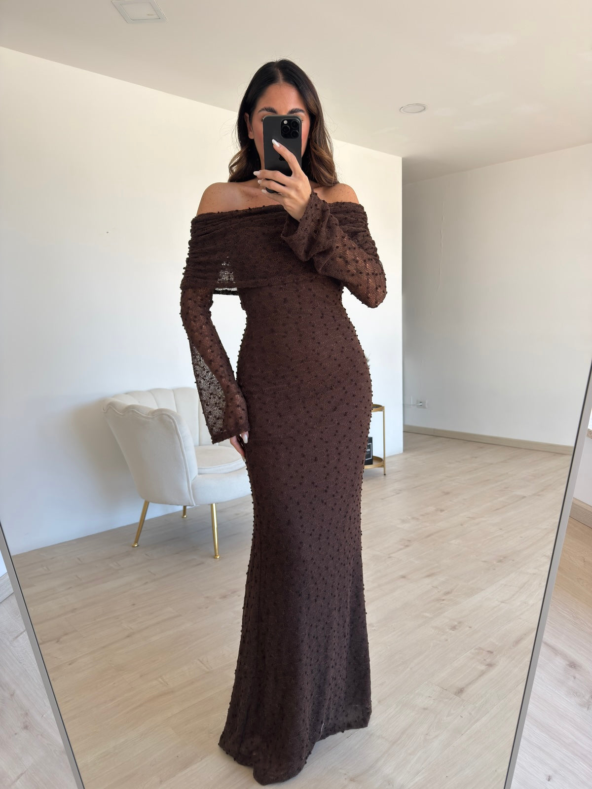 23453-ABITO ROMANTIQUE CHOCO