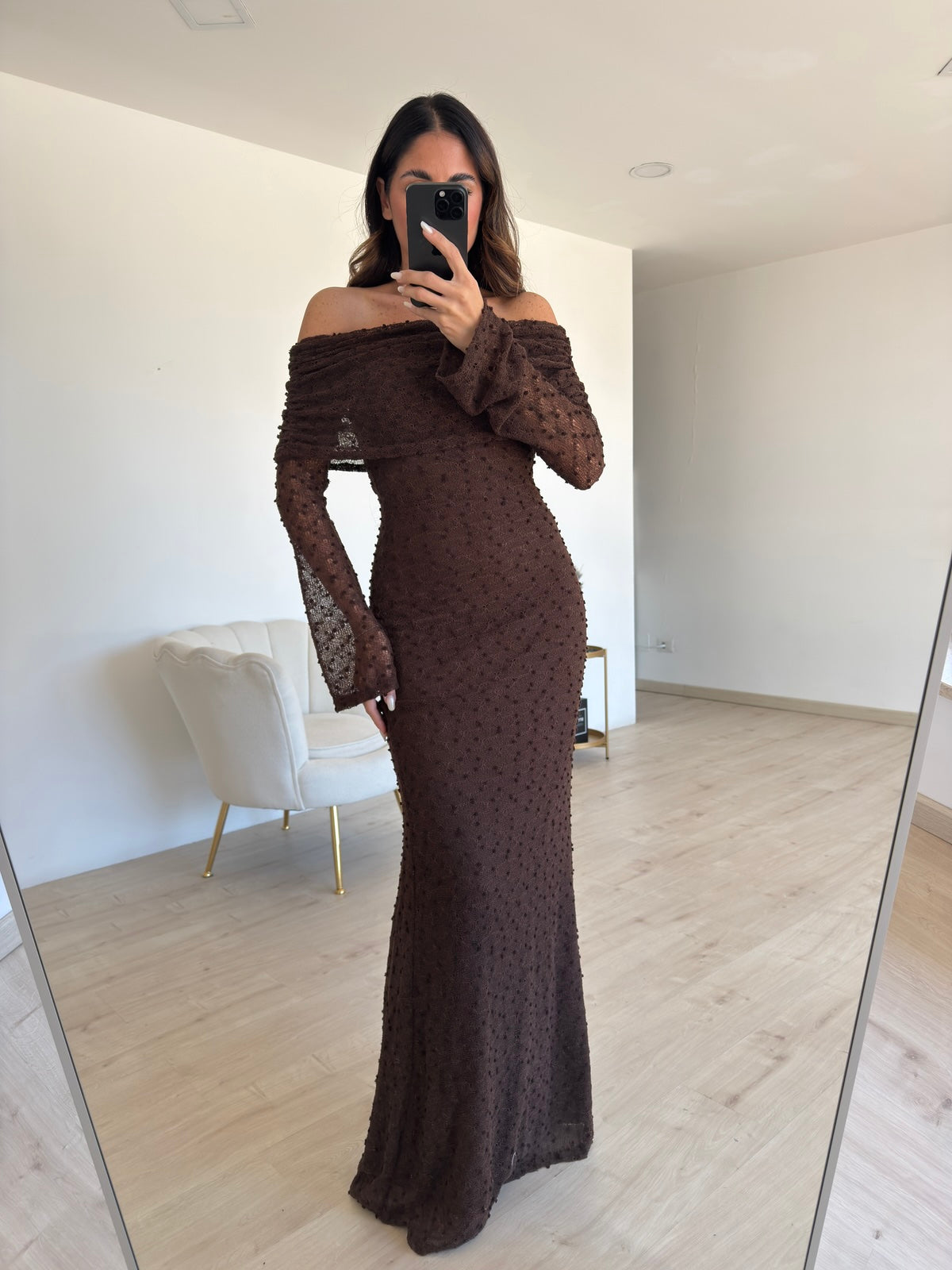 23453-ABITO ROMANTIQUE CHOCO