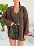 H70825-MINI GONNA SHORT SKYLAR CHOCO