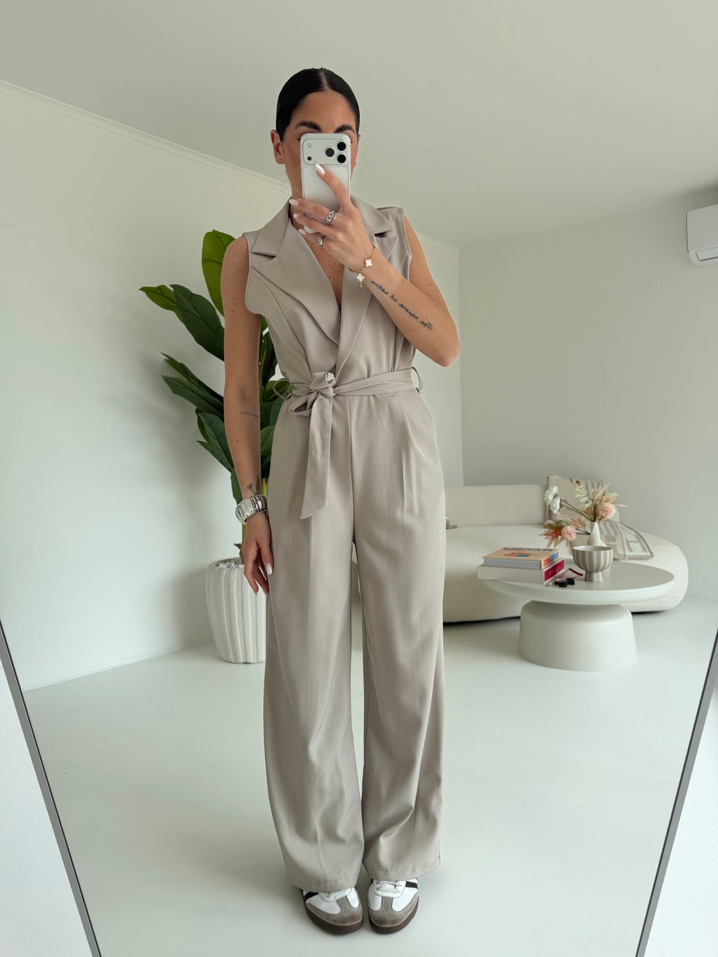 JUMPSUIT WALK TAUPE
