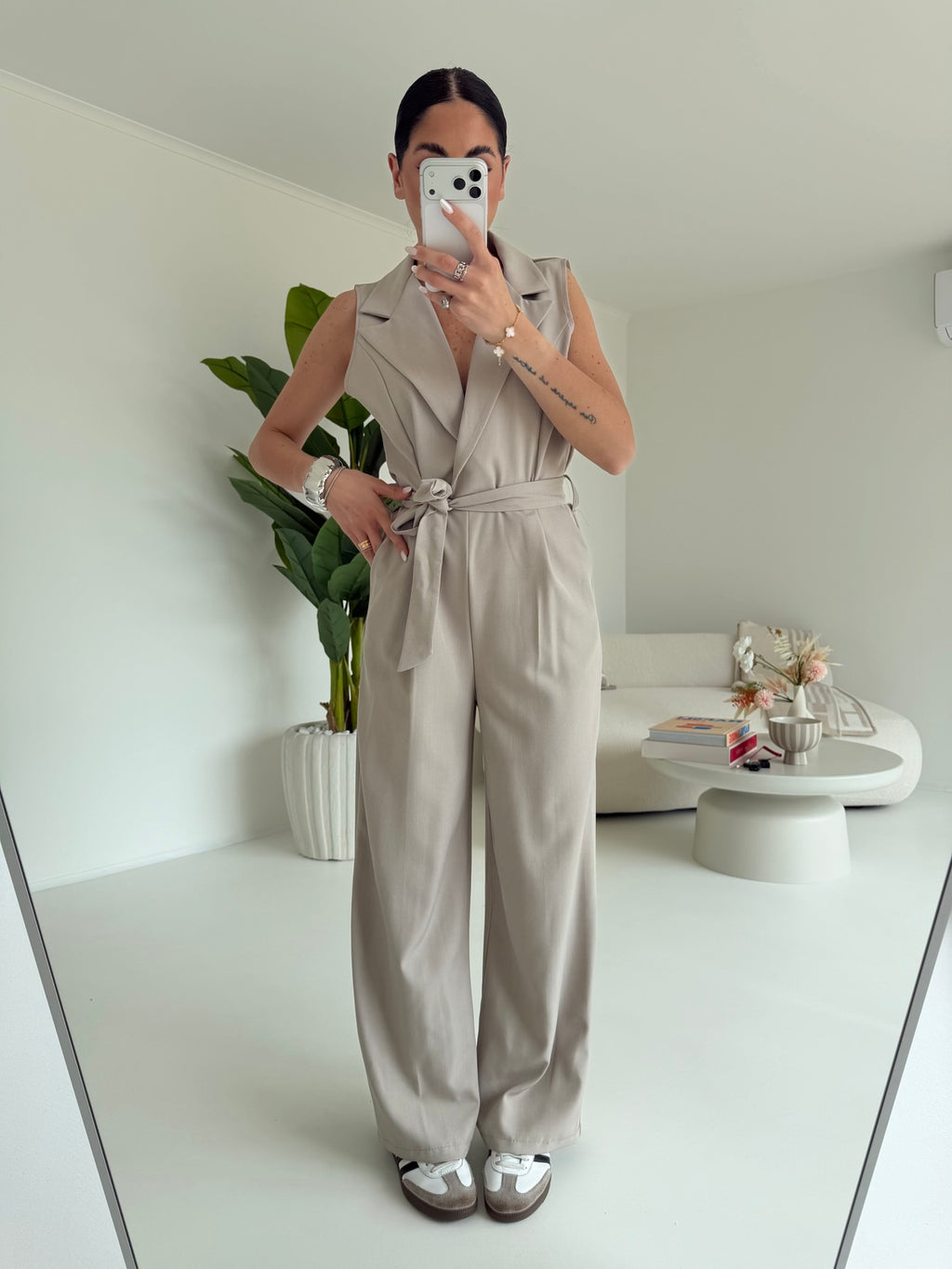 JUMPSUIT WALK TAUPE