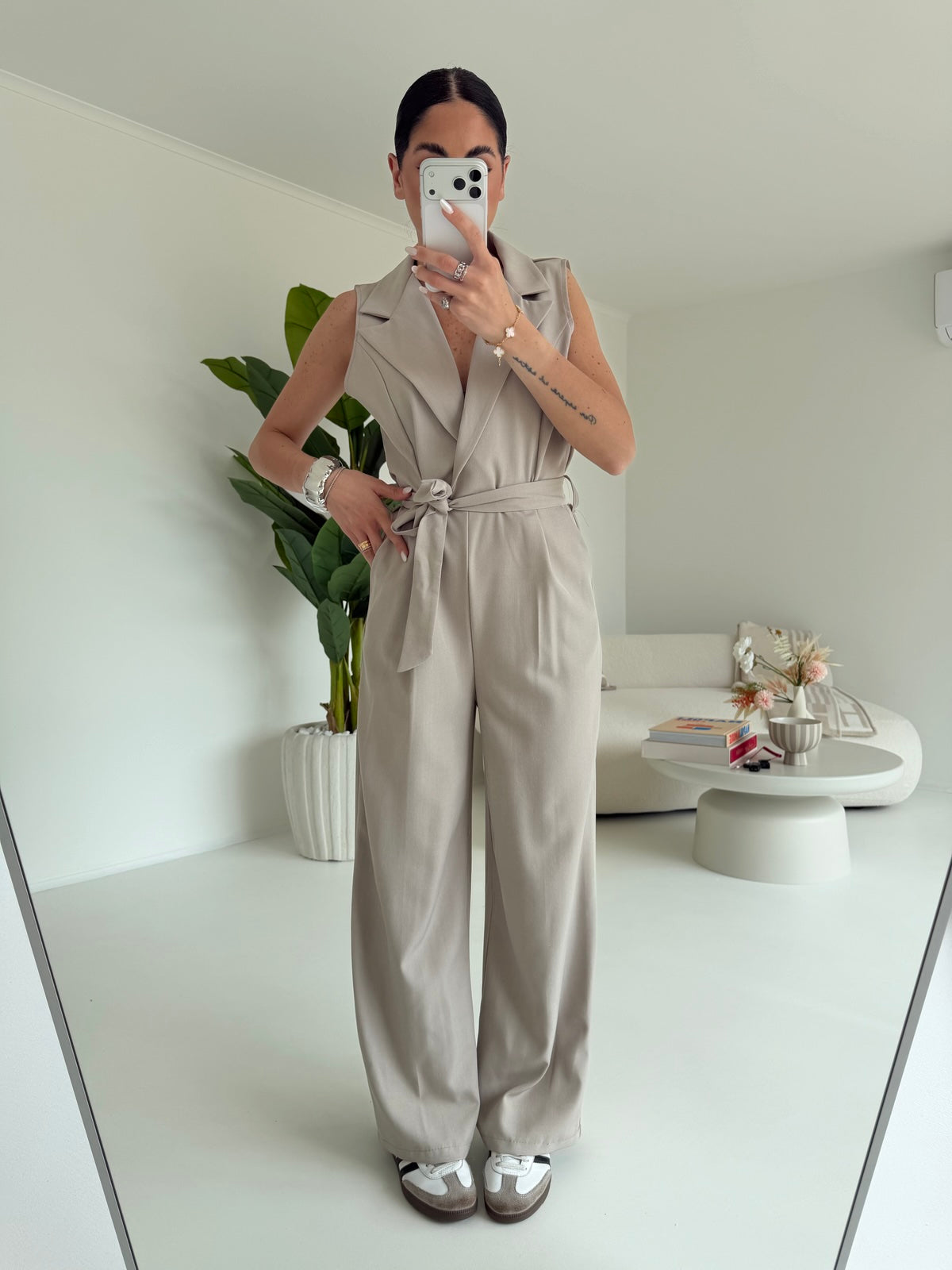JUMPSUIT WALK TAUPE