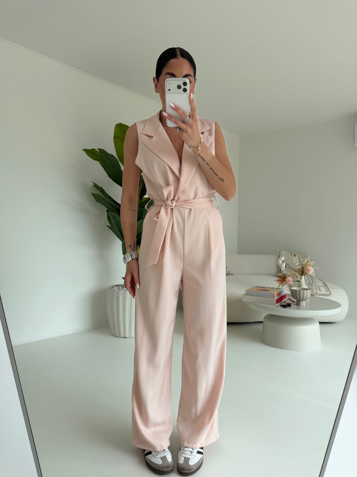 JUMPSUIT WALK BABY PINK