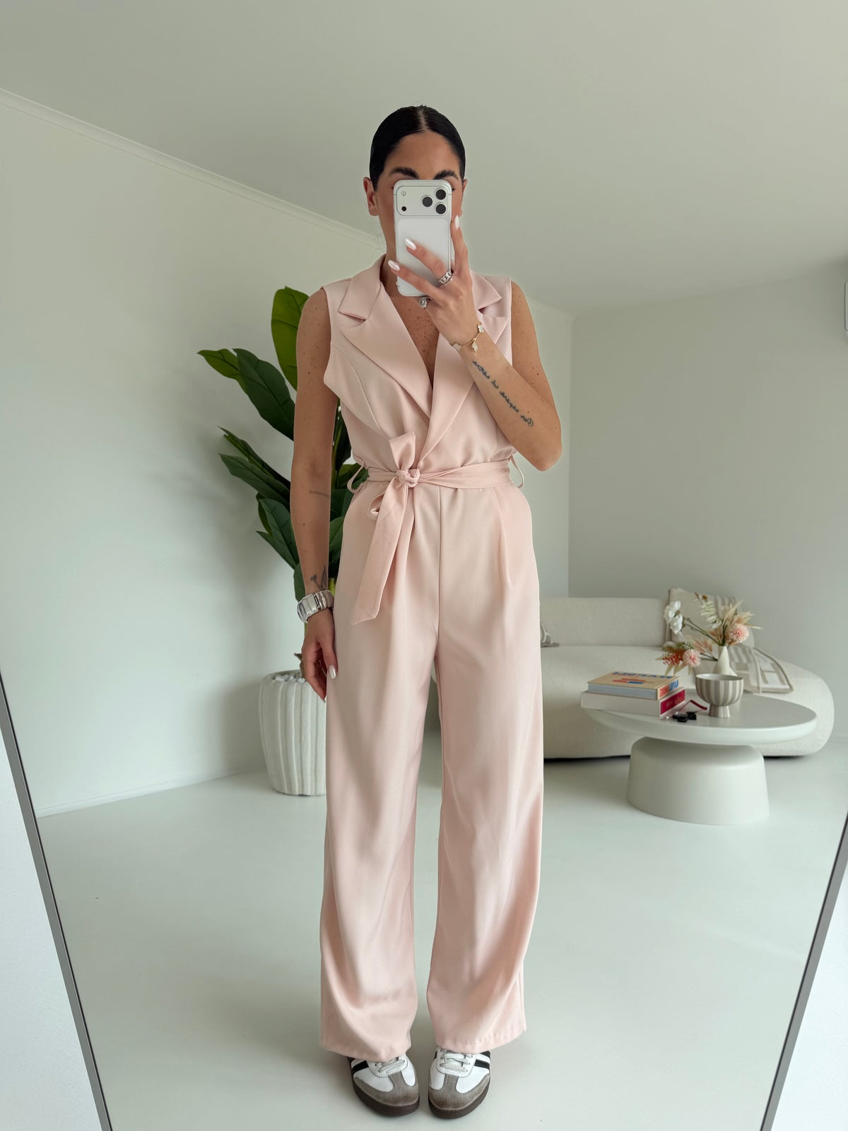 JUMPSUIT WALK BABY PINK
