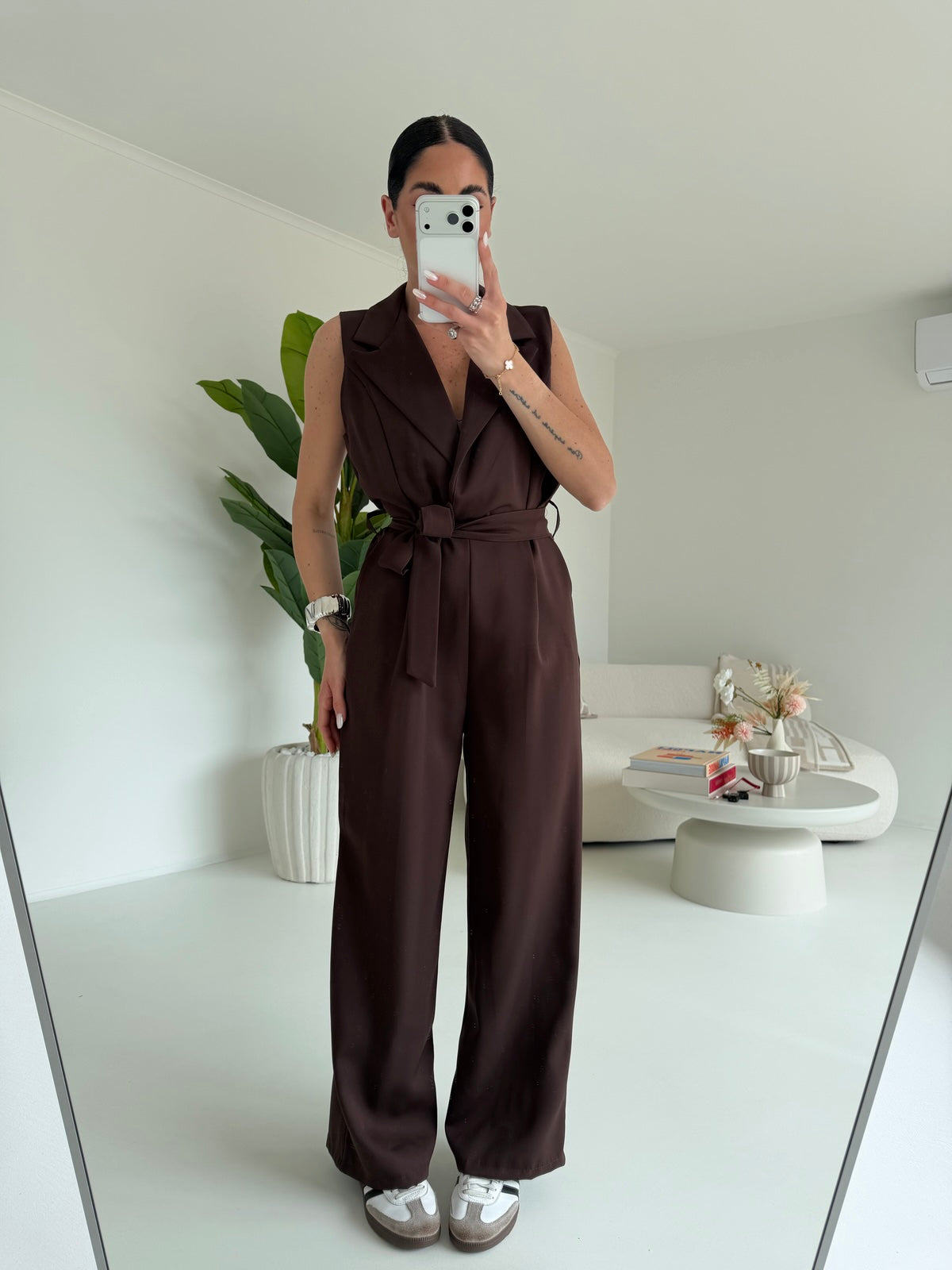 JUMPSUIT WALK CHOCO