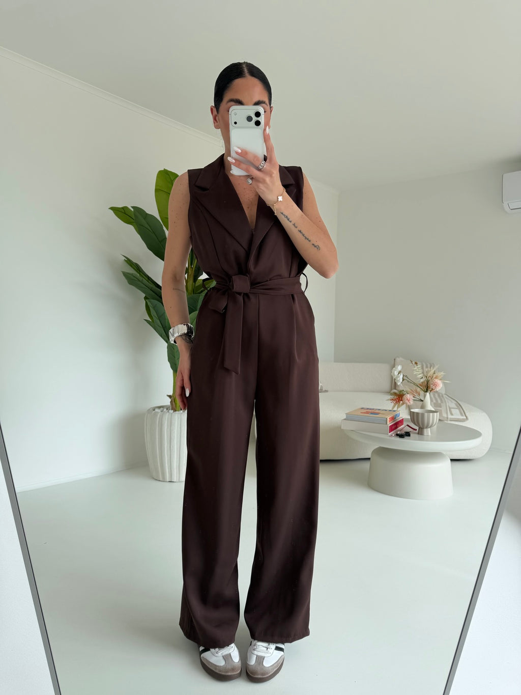 JUMPSUIT WALK CHOCO