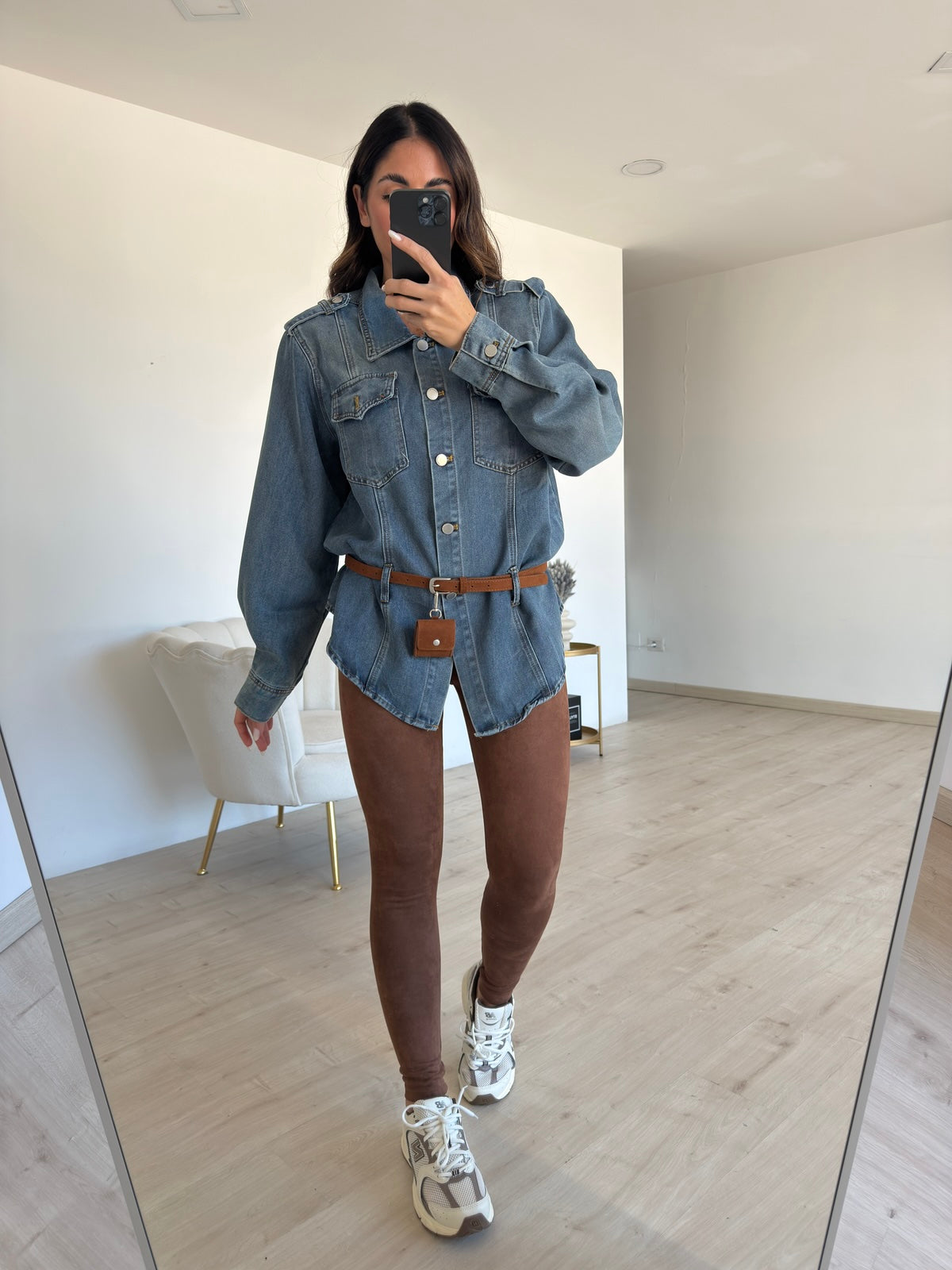 E2032-CAMICIA PALM SPRINGS DENIM