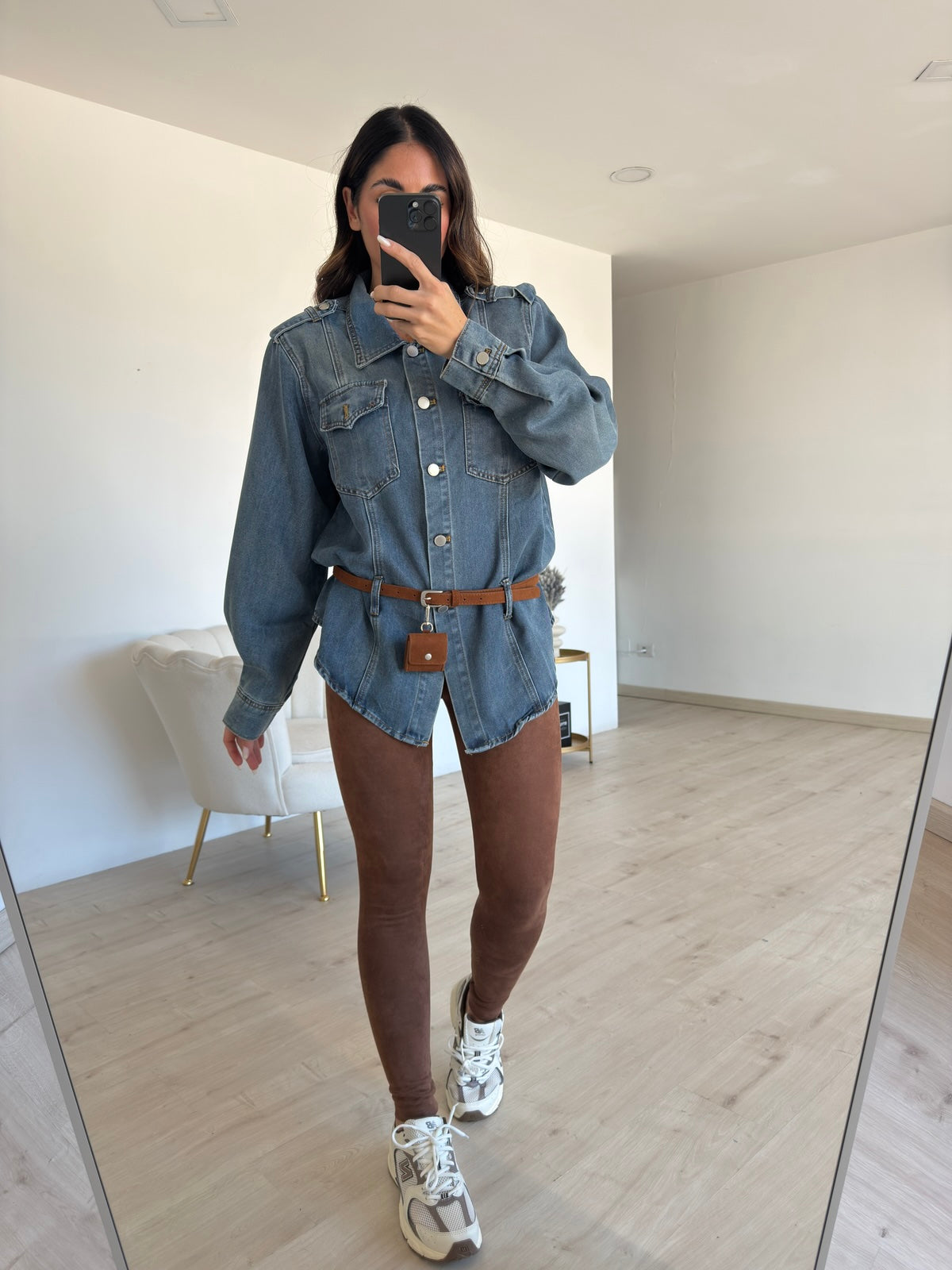 E2032-CAMICIA PALM SPRINGS DENIM