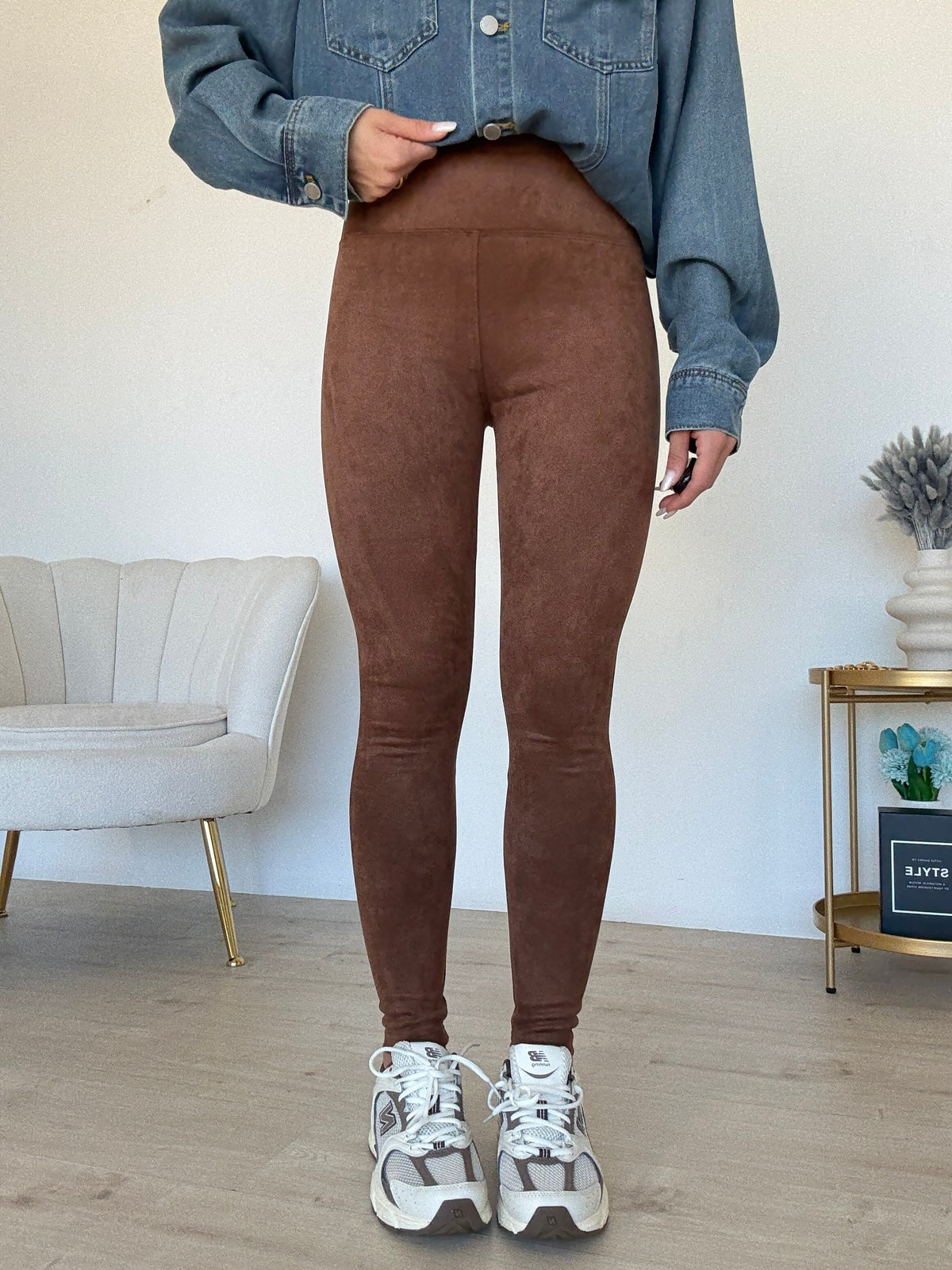 VS19111-26-LEGGINS IN SUEDE
