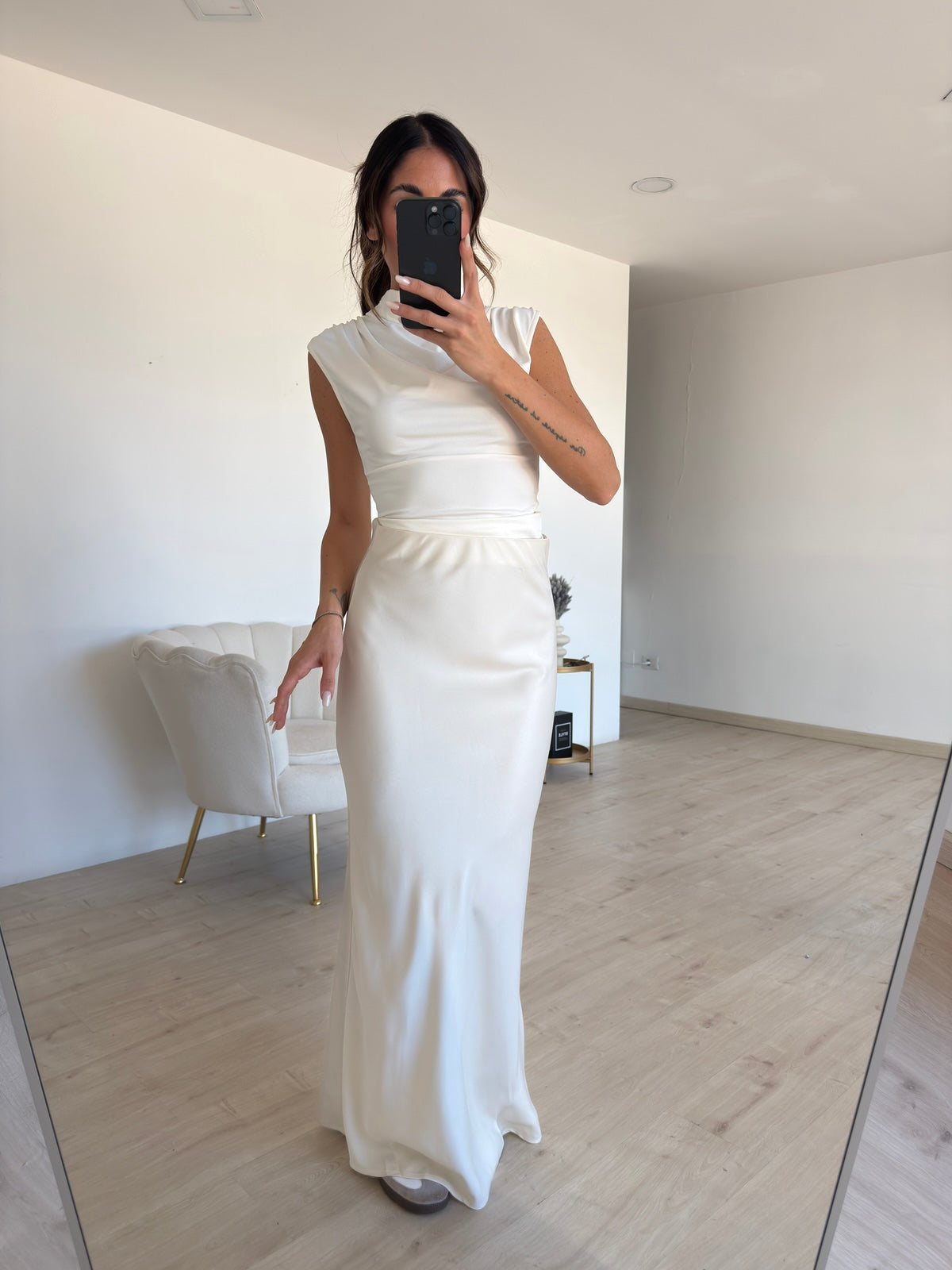 MAGLIA DRAPPEGGIO MILK