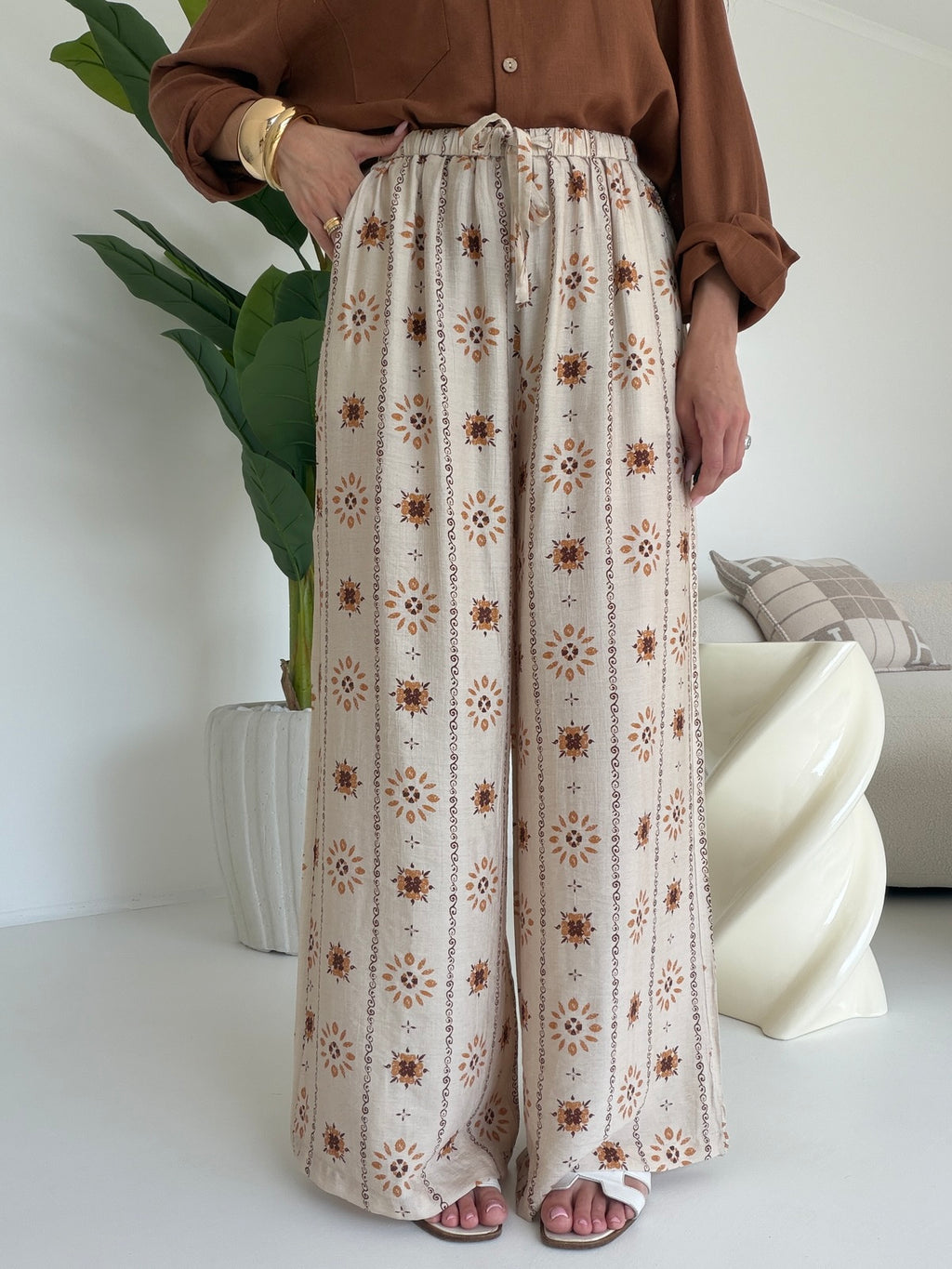 1188-PANTALONE EGYPT BISCOTTO