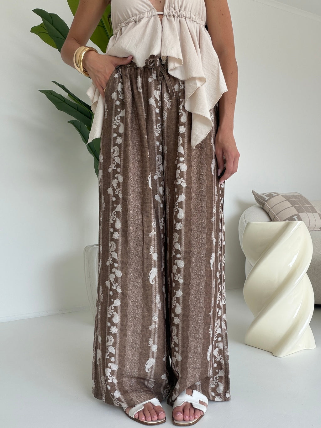 1188-PANTALONE EGYPT TAUPE