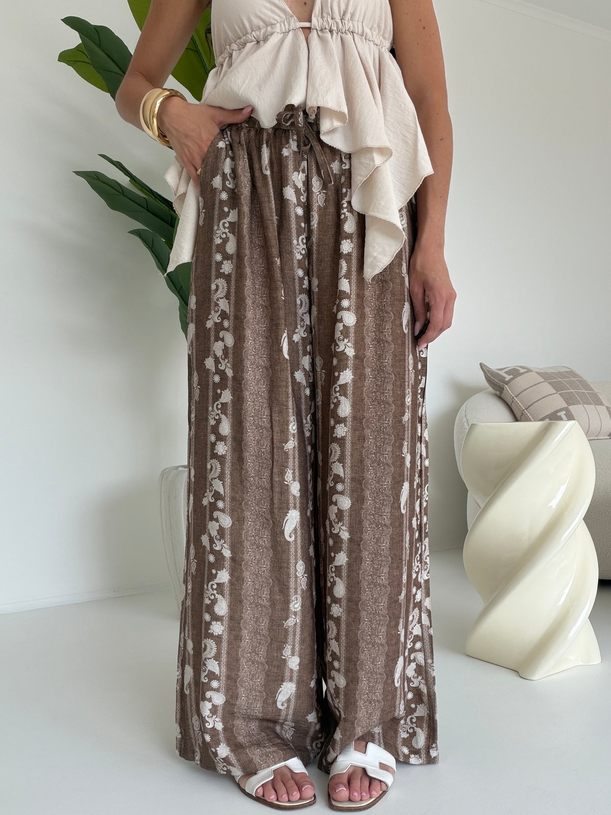 1188-PANTALONE EGYPT TAUPE