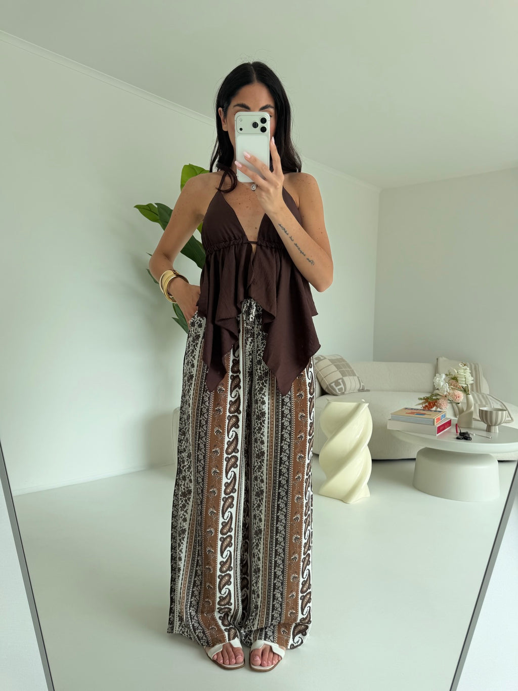 1188-PANTALONE EGYPT CHOCO