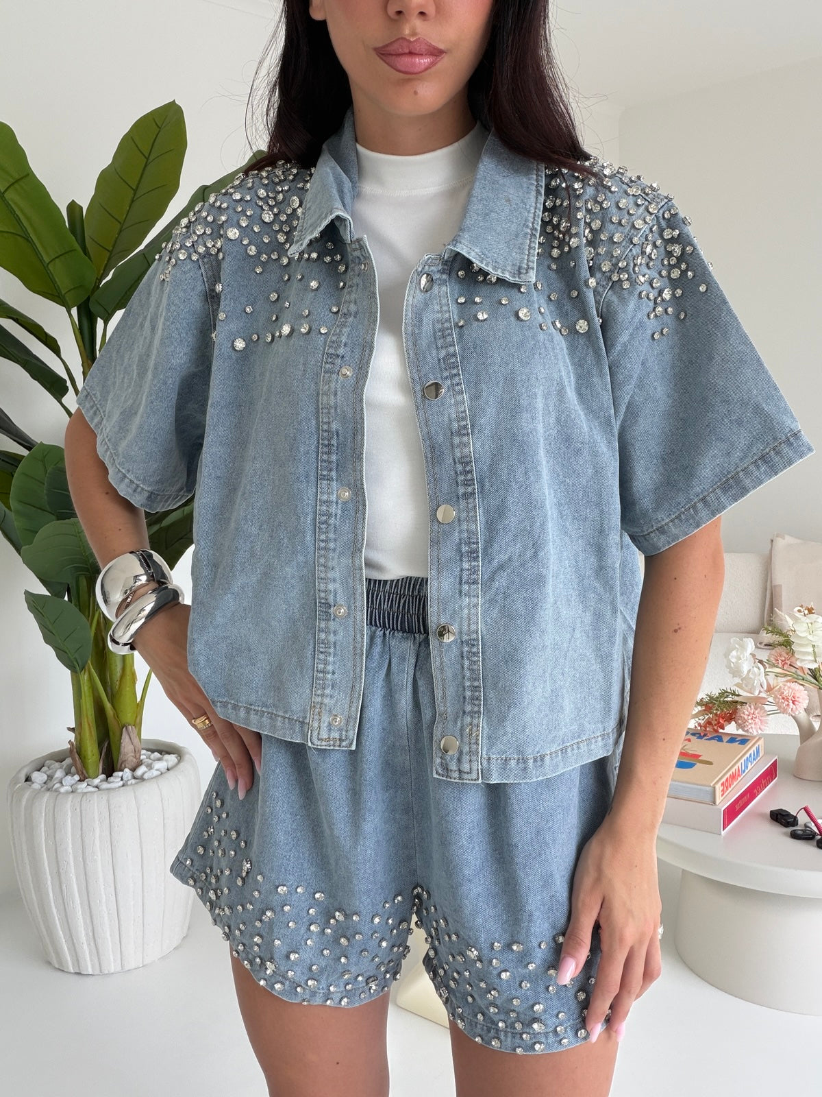 2761-COORDINATO MARTI DENIM CHIARO