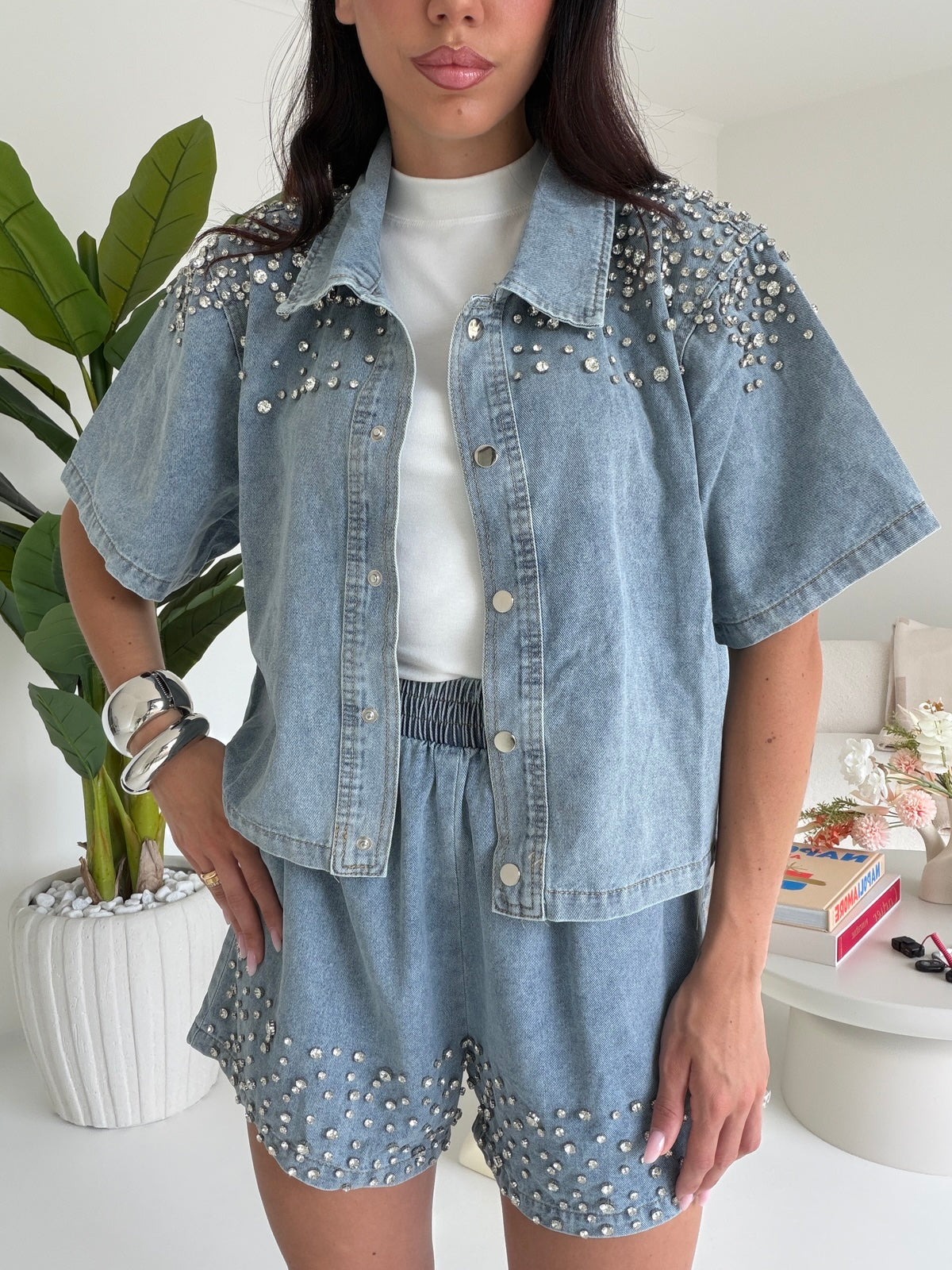 2761-COORDINATO MARTI DENIM CHIARO