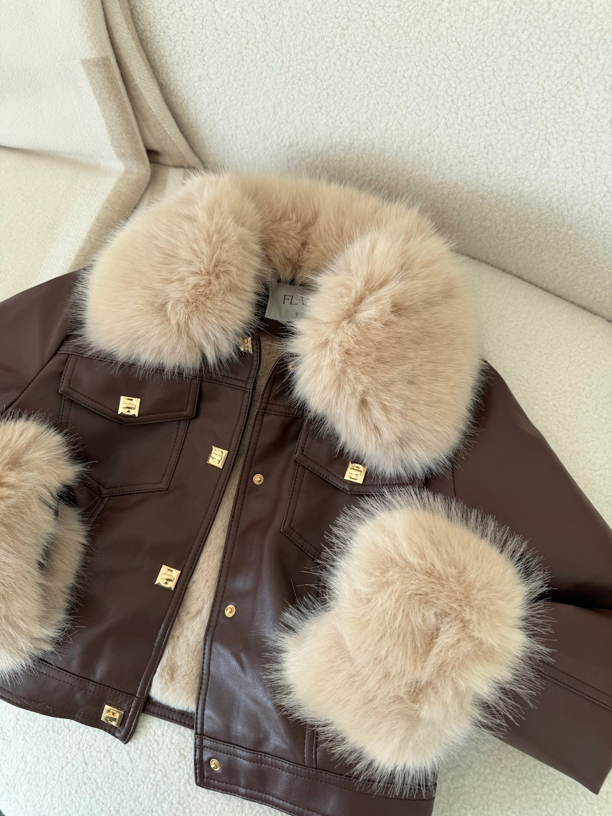 FL202239/DA-1013-BIKER CLEO CHOCO