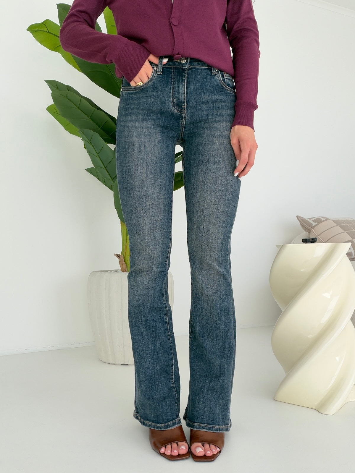 FLORA-17-JEANS ZAMPETTA DENIM+CINTURA DENIM SABBIATO