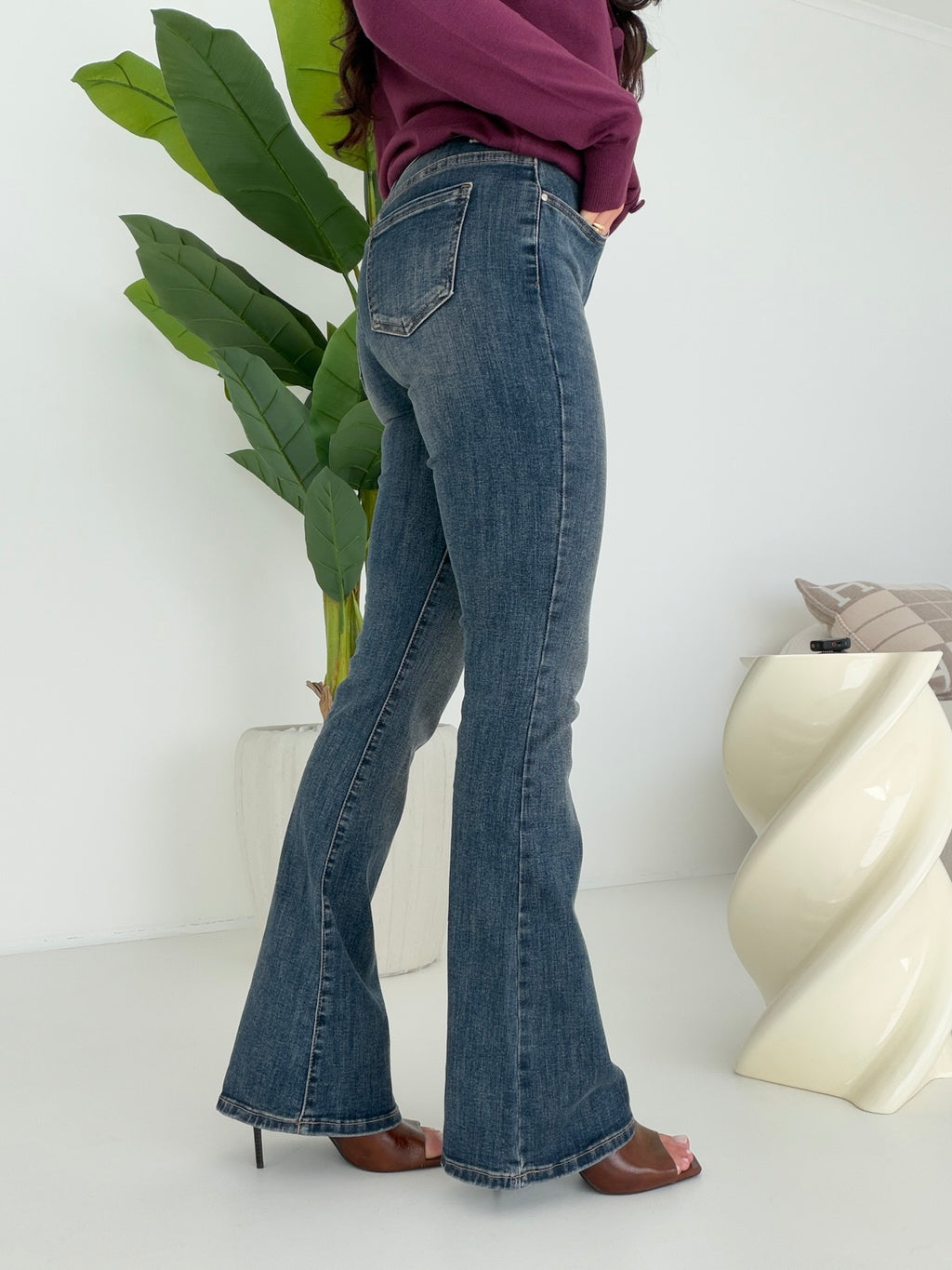 FLORA-17-JEANS ZAMPETTA DENIM+CINTURA DENIM SABBIATO