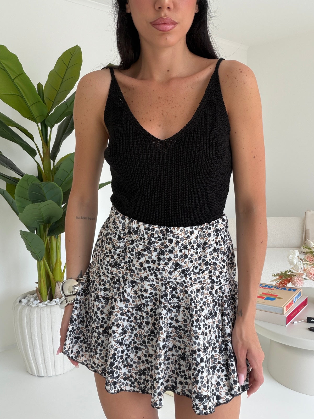 MINI GONNA-SHORT AMELIA NERA