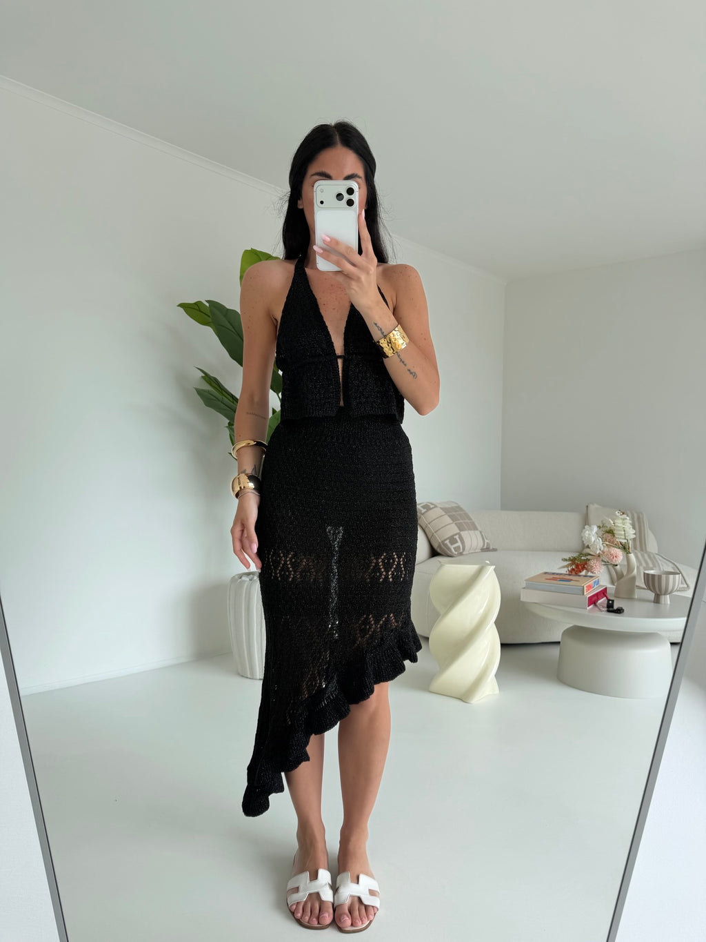 COORDINATO LUREX NERO