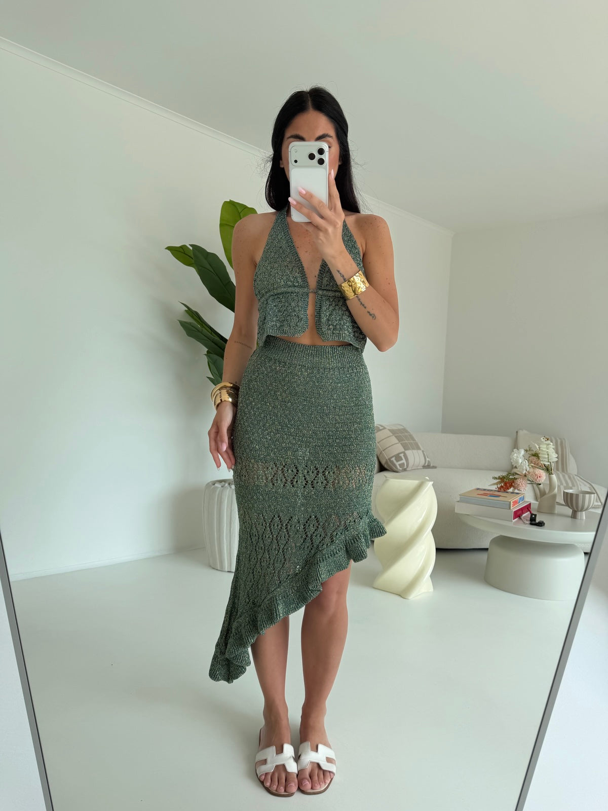 COORDINATO LUREX VERDE