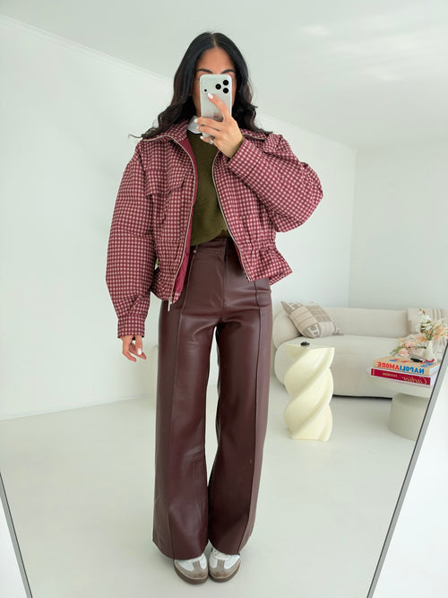 5110-BOMBER MADISON BORDEAUX