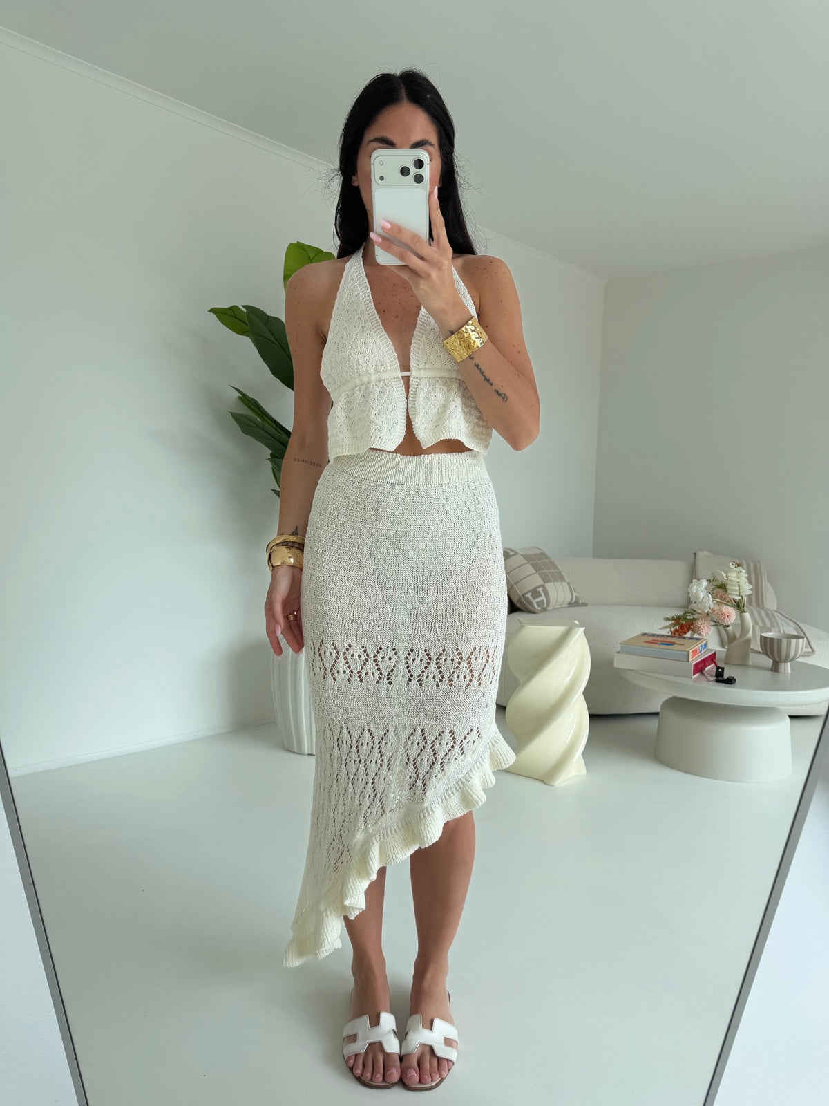 COORDINATO LUREX MILK