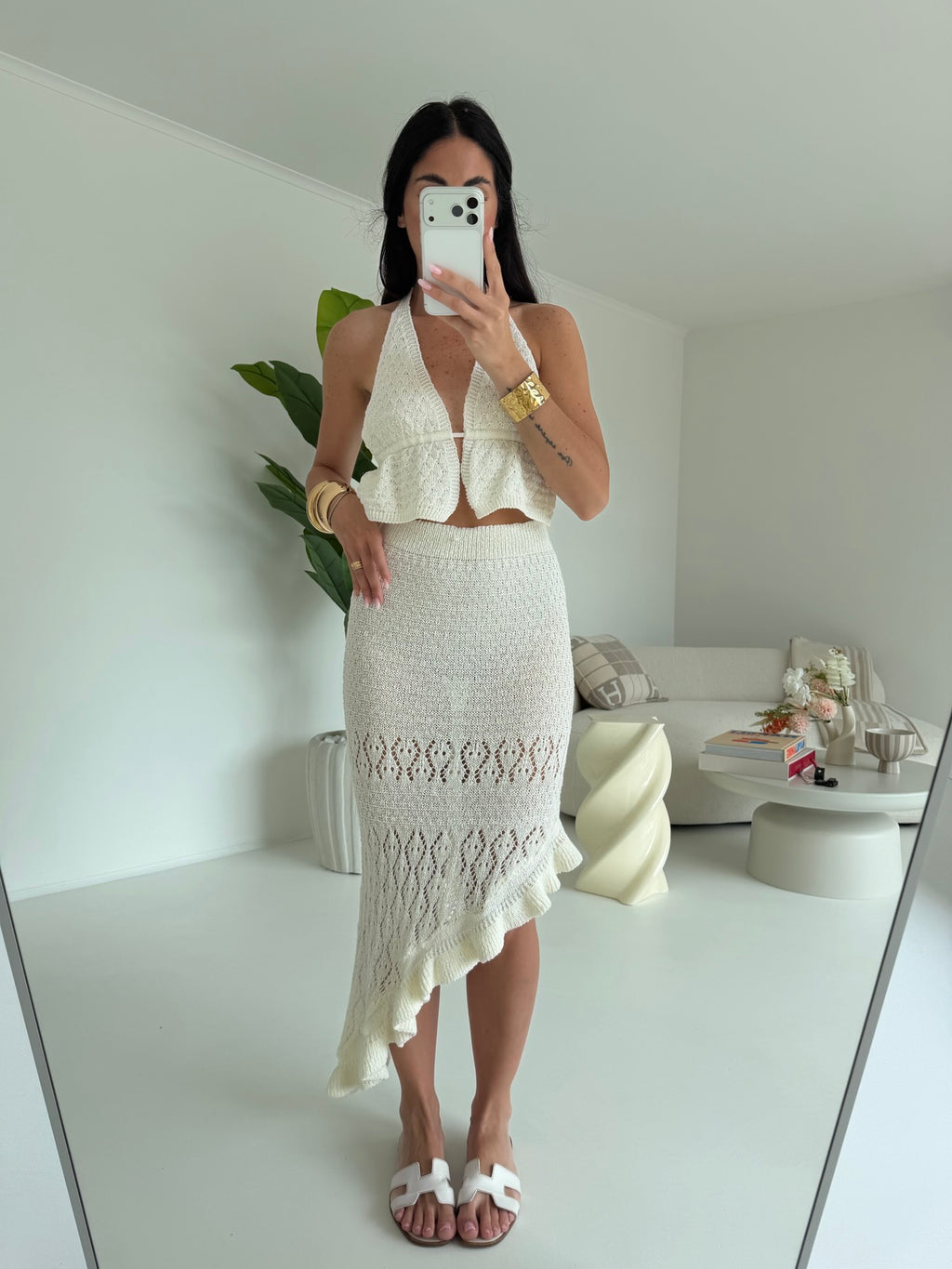 COORDINATO LUREX MILK
