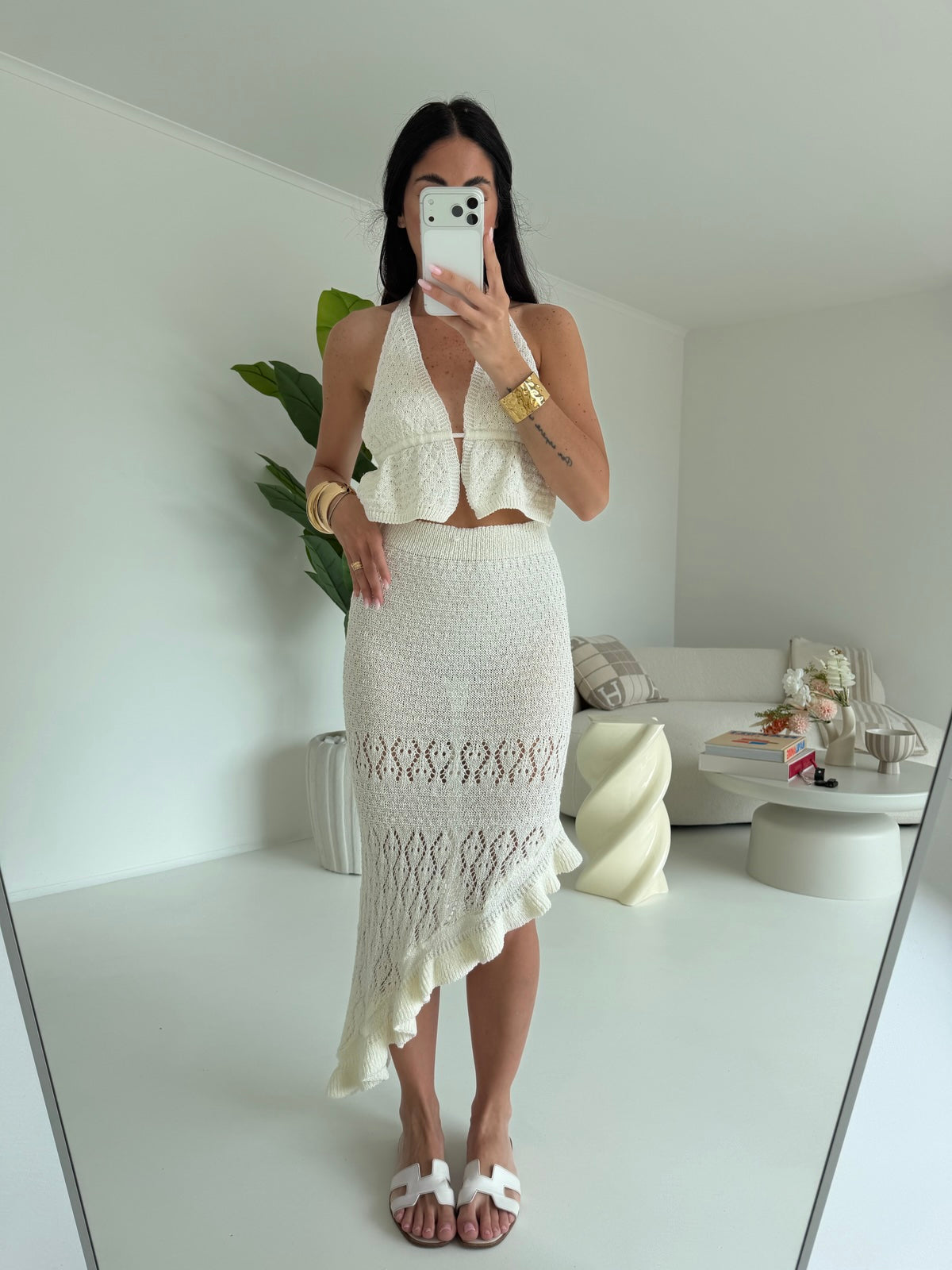 COORDINATO LUREX MILK