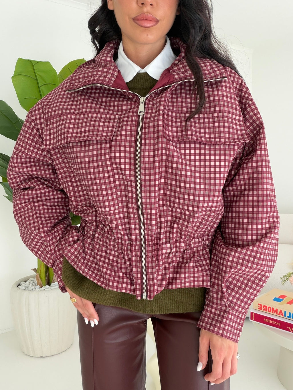 5110-BOMBER MADISON BORDEAUX