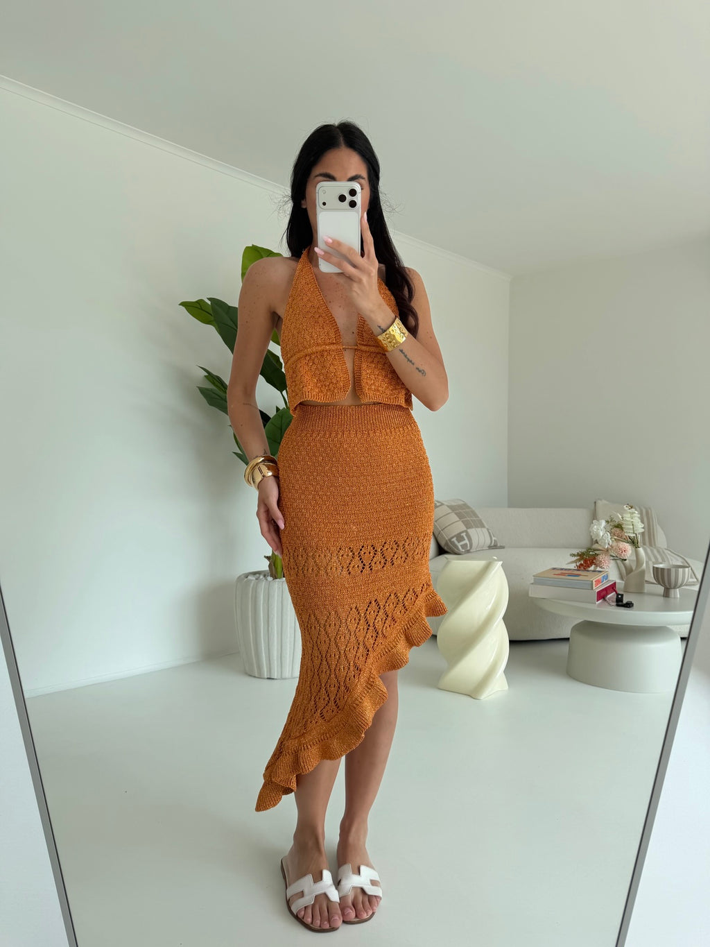 COORDINATO LUREX ORANGE