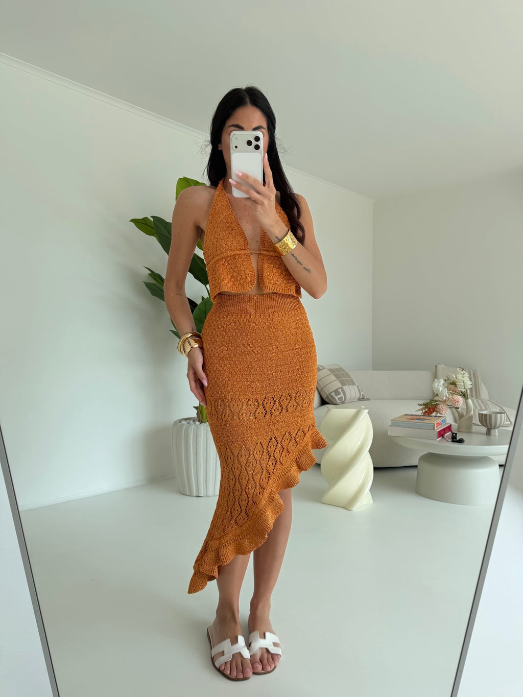 COORDINATO LUREX ORANGE