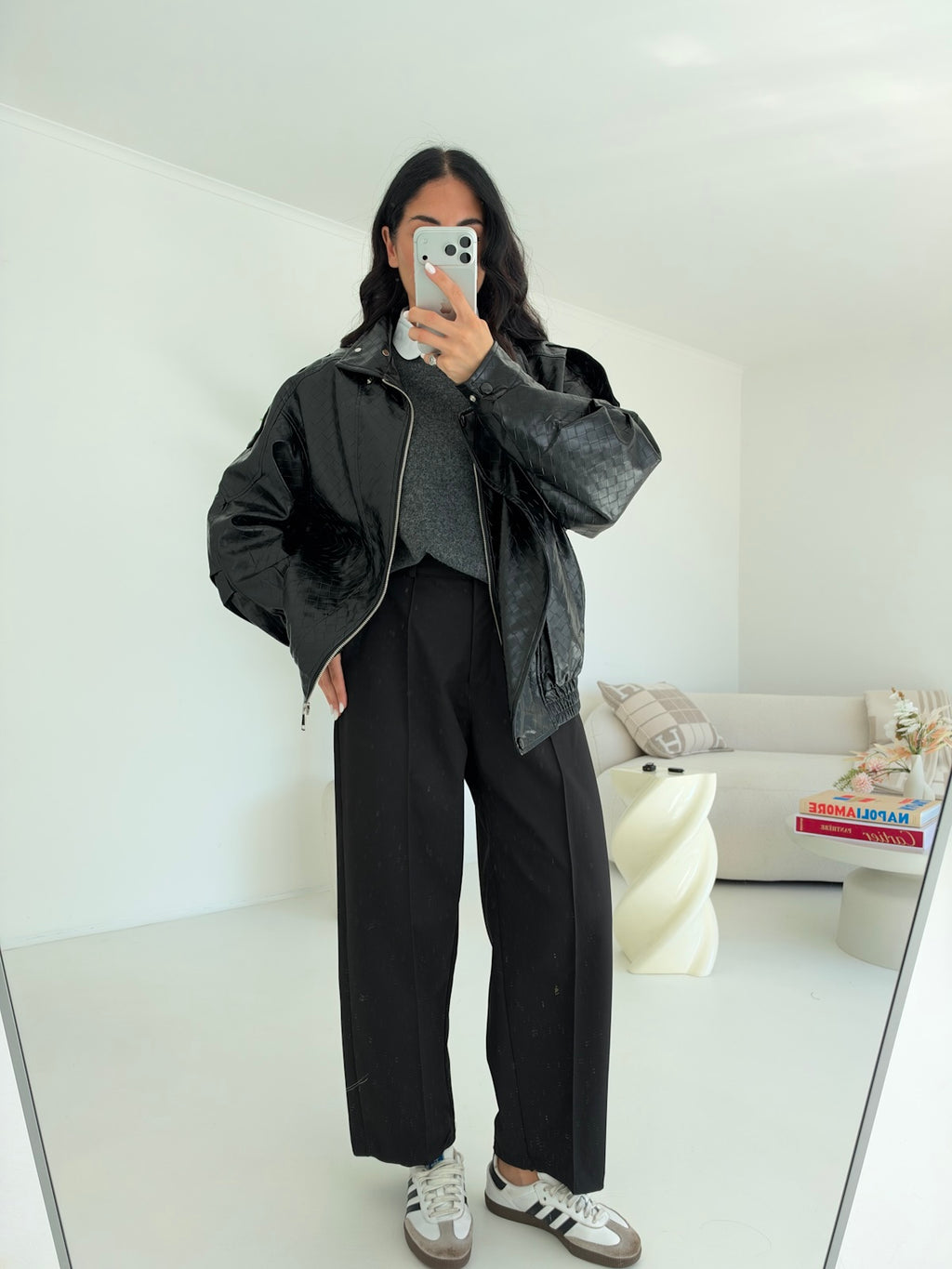 PANTALONE SLOUCHY NERO