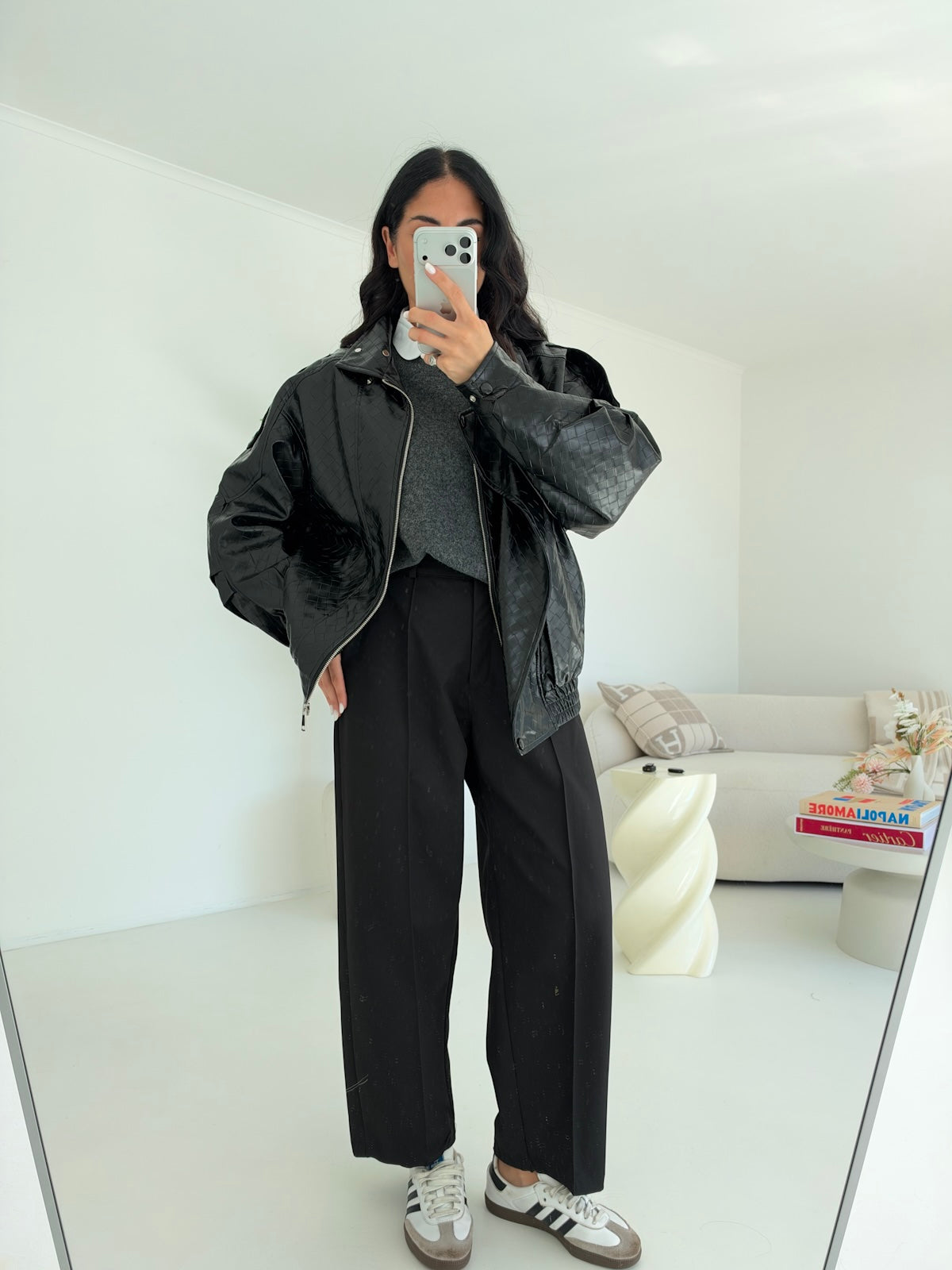 PANTALONE SLOUCHY NERO