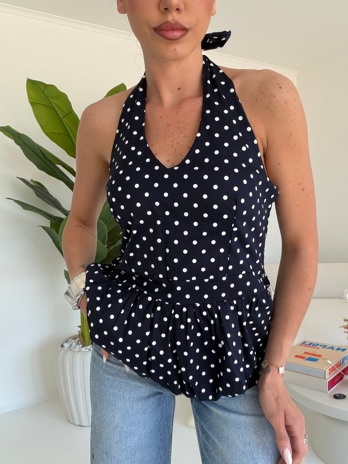 BLUSA POIS NAVY