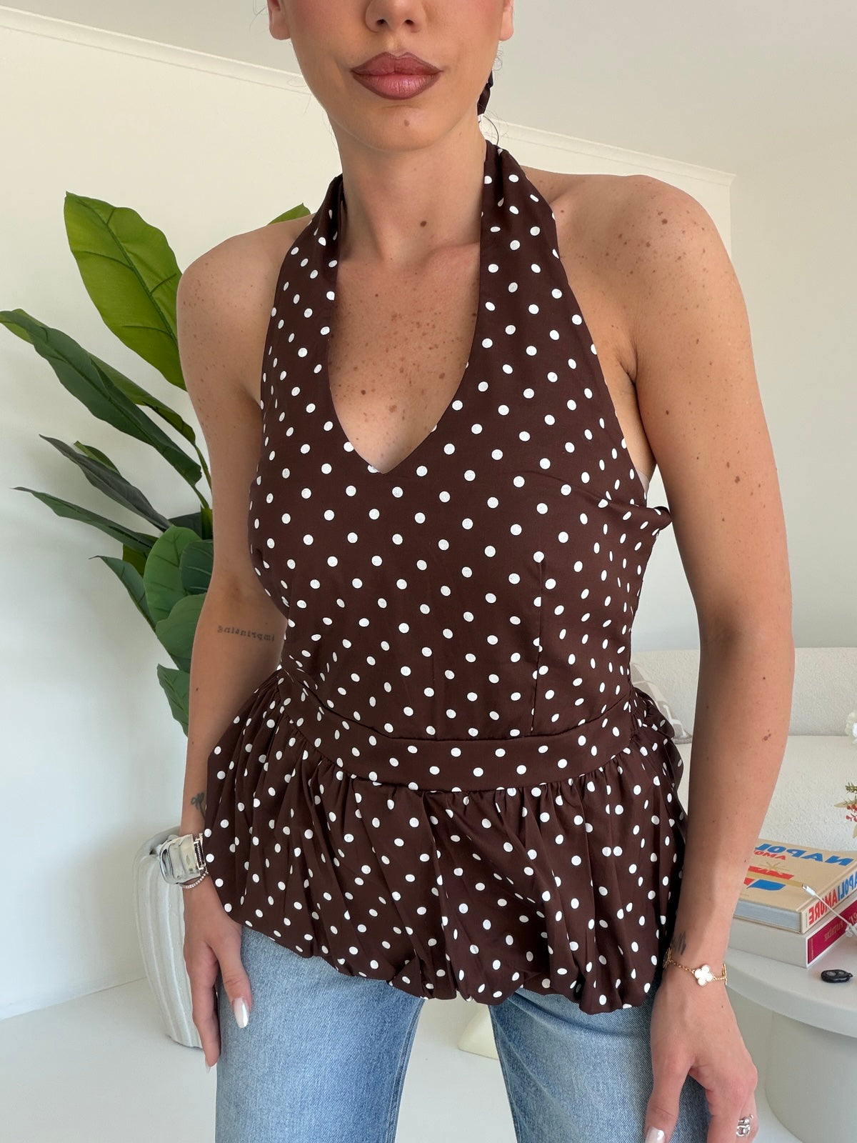 BLUSA POIS CHOCO