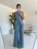 YX1110-COORDINATO COUNTRY DENIM