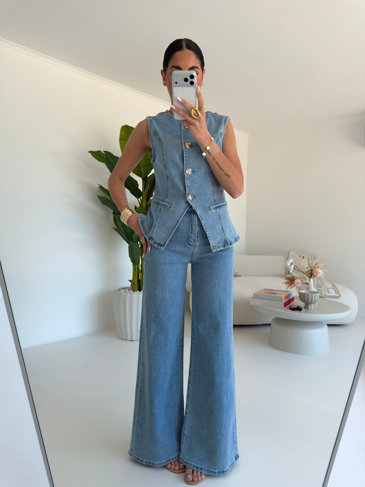 YX1110-COORDINATO COUNTRY DENIM