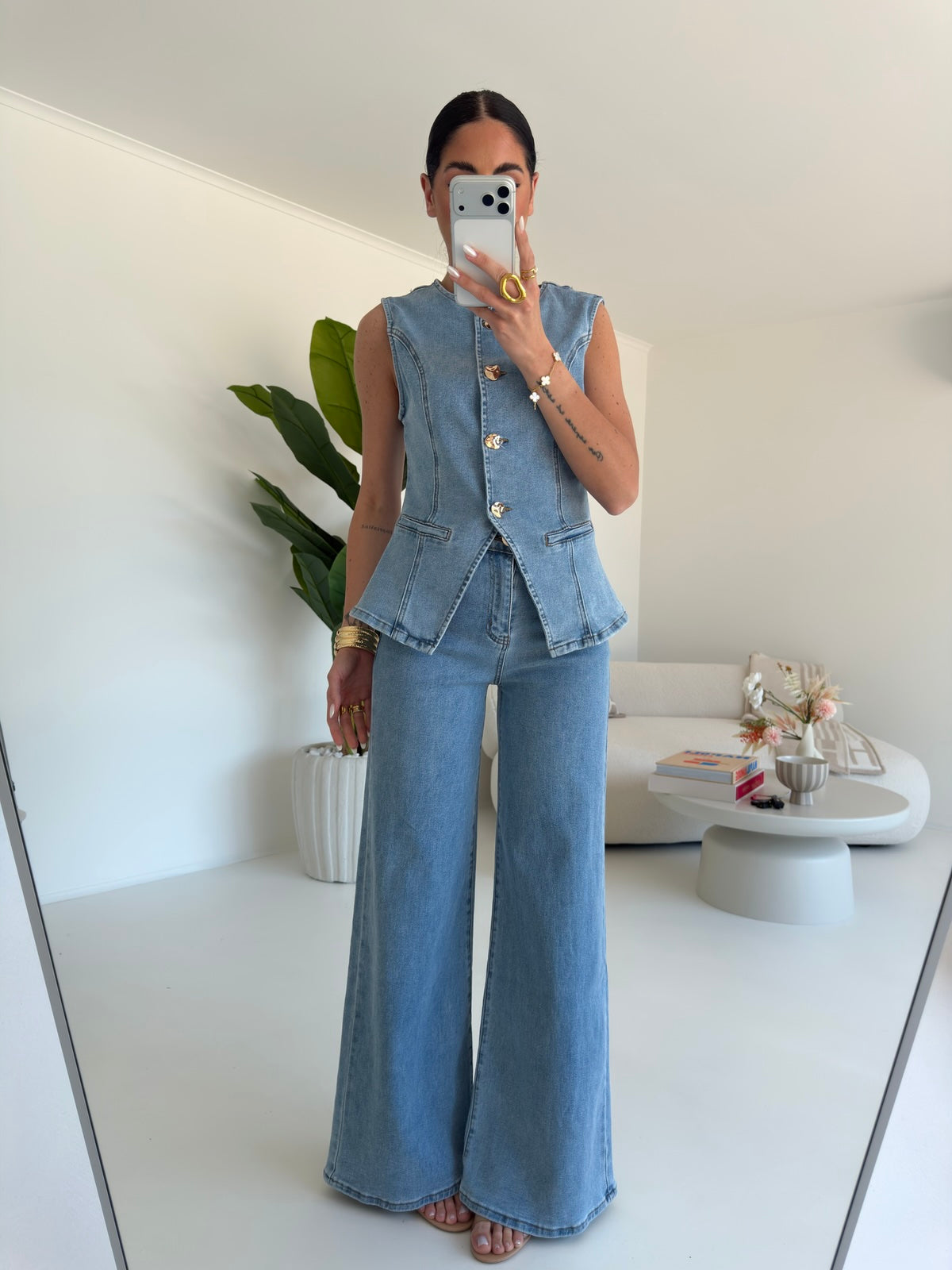 YX1110-COORDINATO COUNTRY DENIM